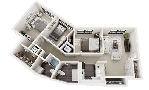 Floor plan 3x1.5 LG