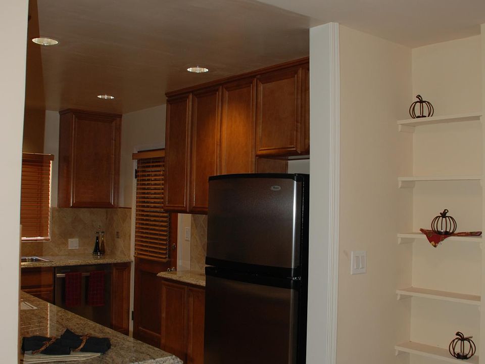Kitchen with recessed lighting