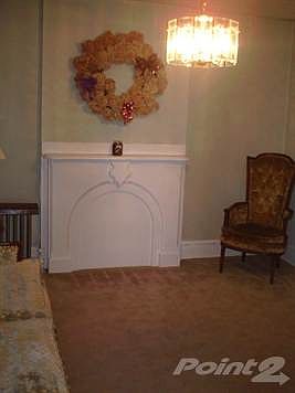 Faux Fireplace in Living Room