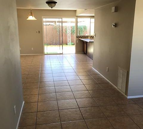 View from front door to back door.