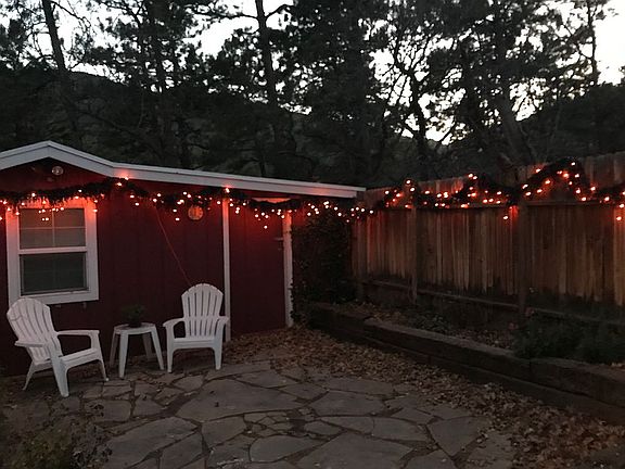 Courtyard in front of studio