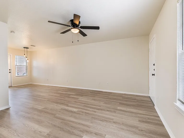 Spacious living room area