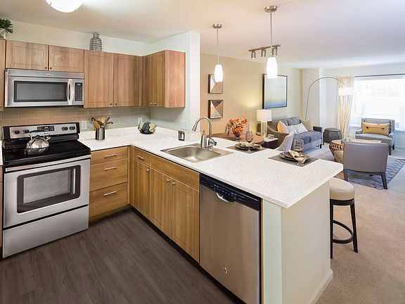 Kitchen and Living Room