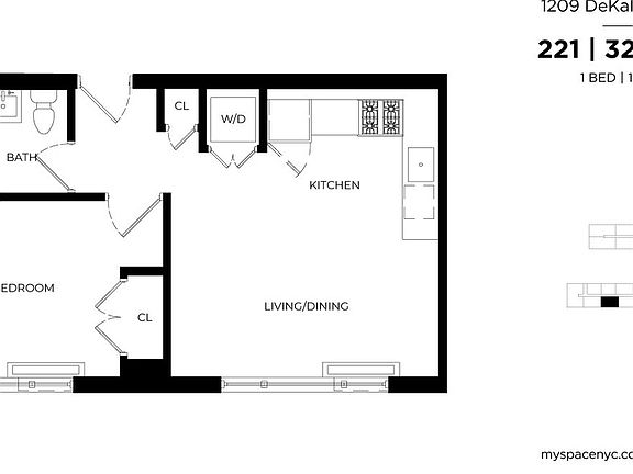 2nd image of 1209 Dekalb Ave #443