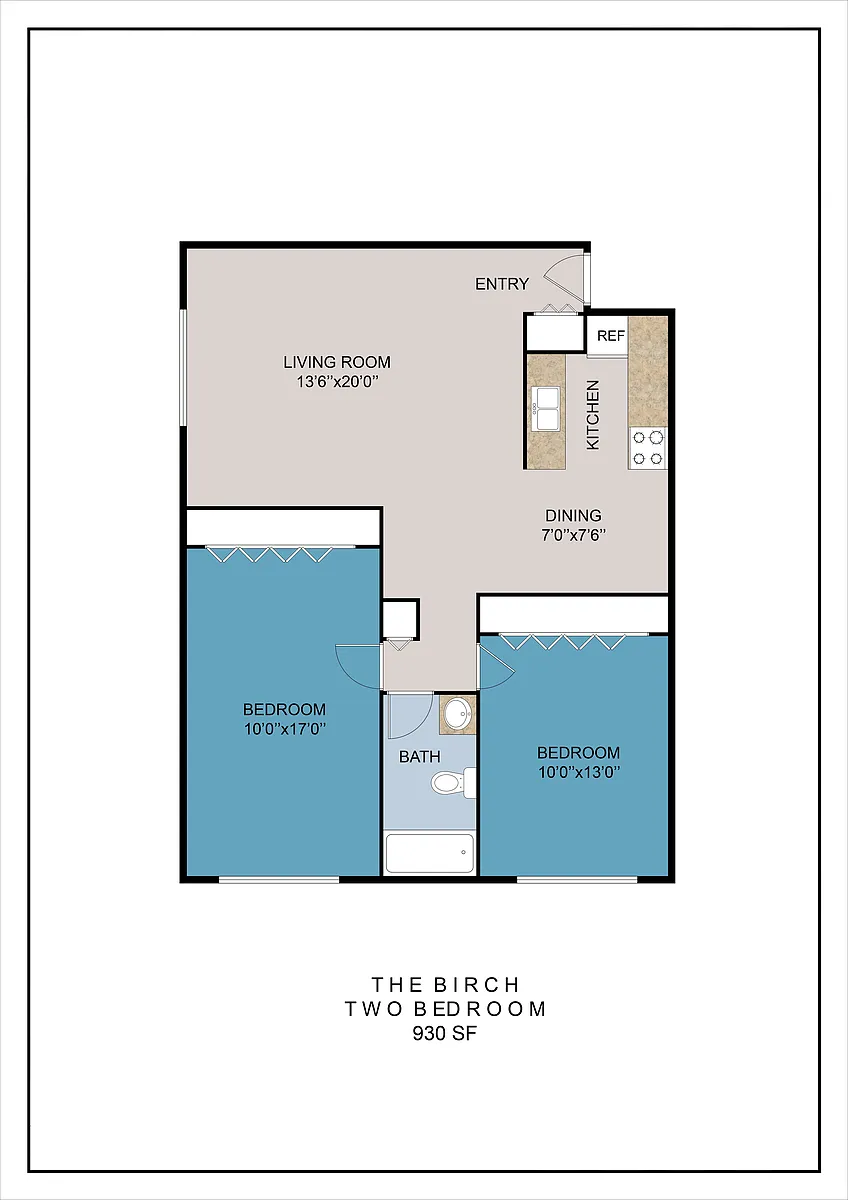 Floor plan The Birch