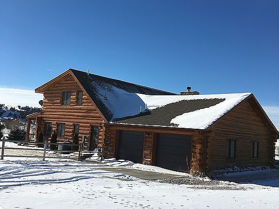 Attached double garage