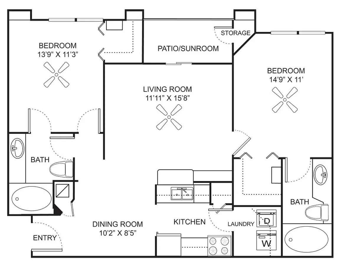 Floor plan B2