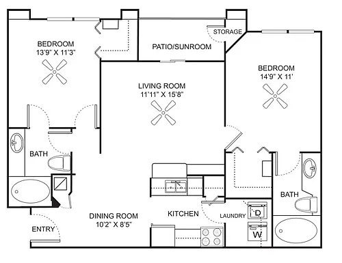 Floor plan B2R