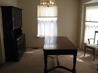 Dining Room with Bump-out Bay Window
