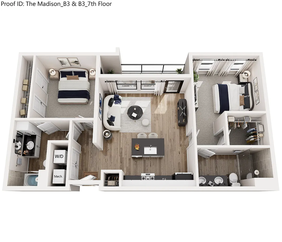 Floor plan B3