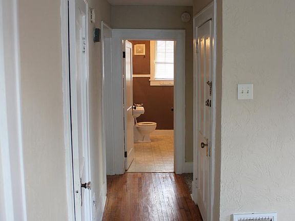 Hallway from living room to bathroom