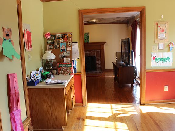 Kitchen into Family Room