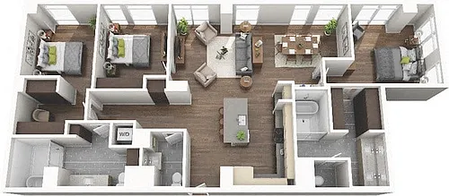 Floor plan Watts