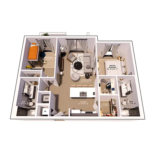Floor plan B2