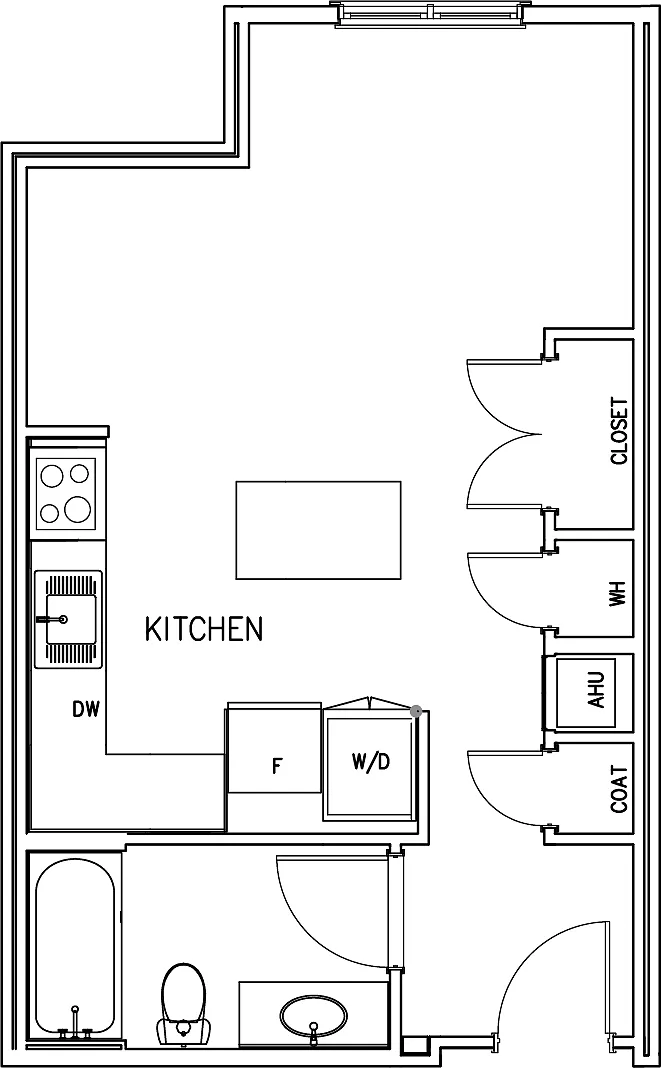 Floor plan Studio