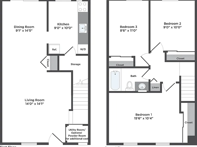 Three Bedroom Townhome Deluxe