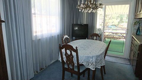 Dining Area with Entry to Deck
