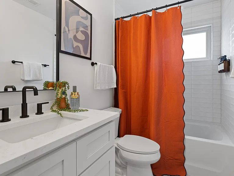 Hallway bathroom