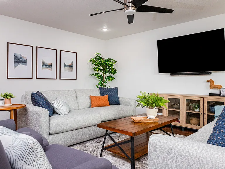 AI generated living room