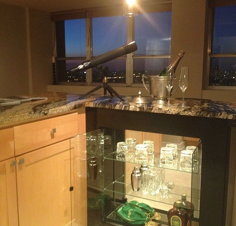 A new wet bar