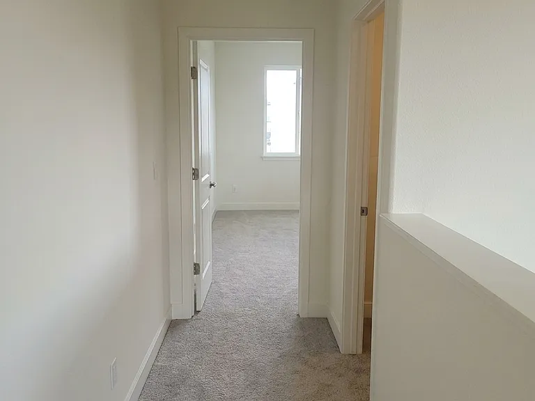 Walkway to master bedroom