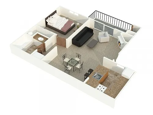 Floor plan 1X1