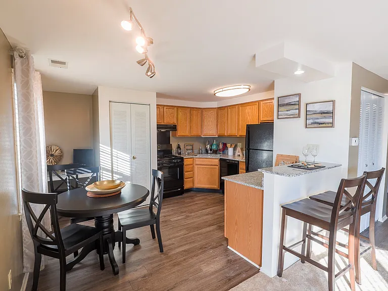 Kitchen and Dining Room at Archer's Pointe Apartments