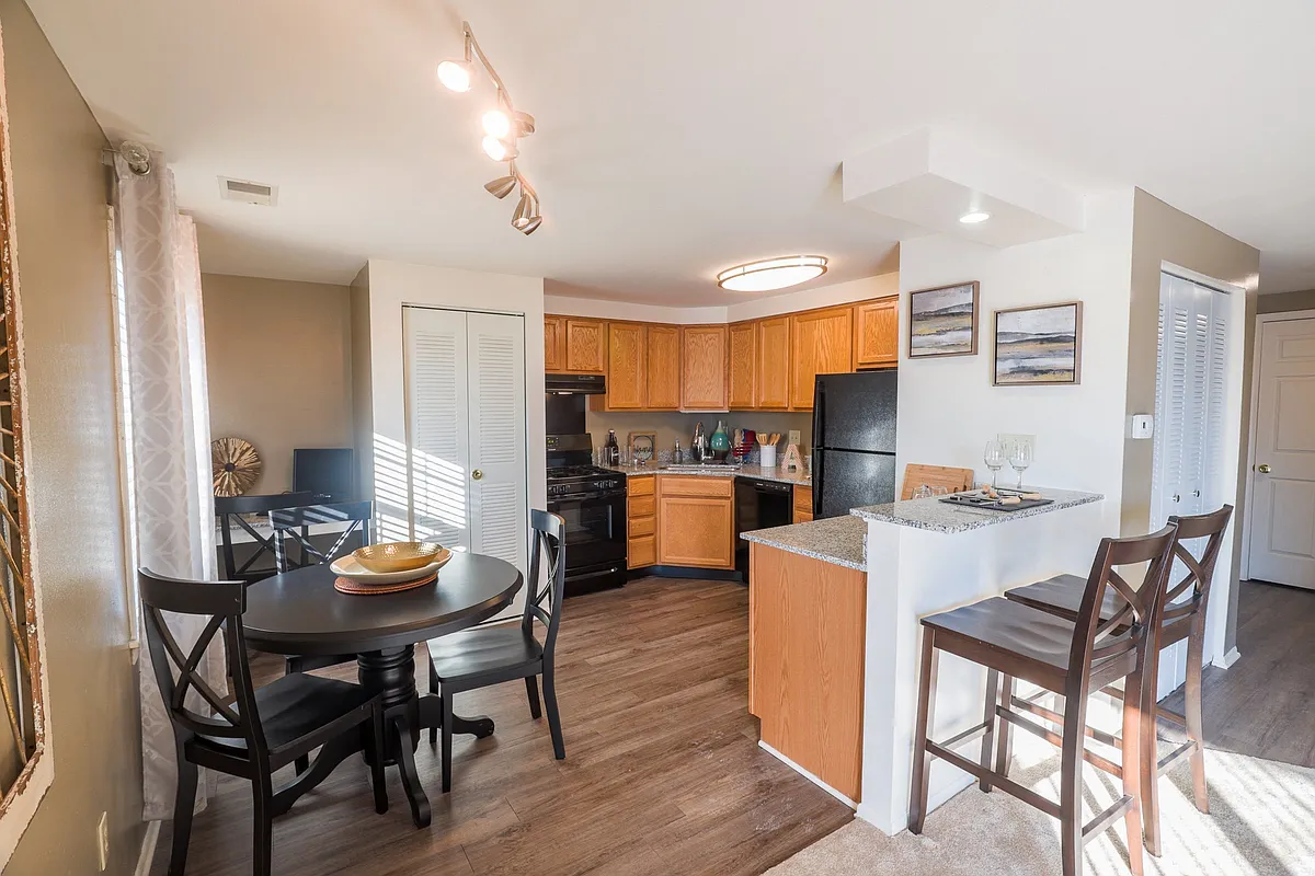 Kitchen and Dining Room at Archer's Pointe Apartments - Archers Pointe