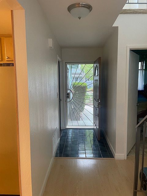 Front door and entrance/hallway