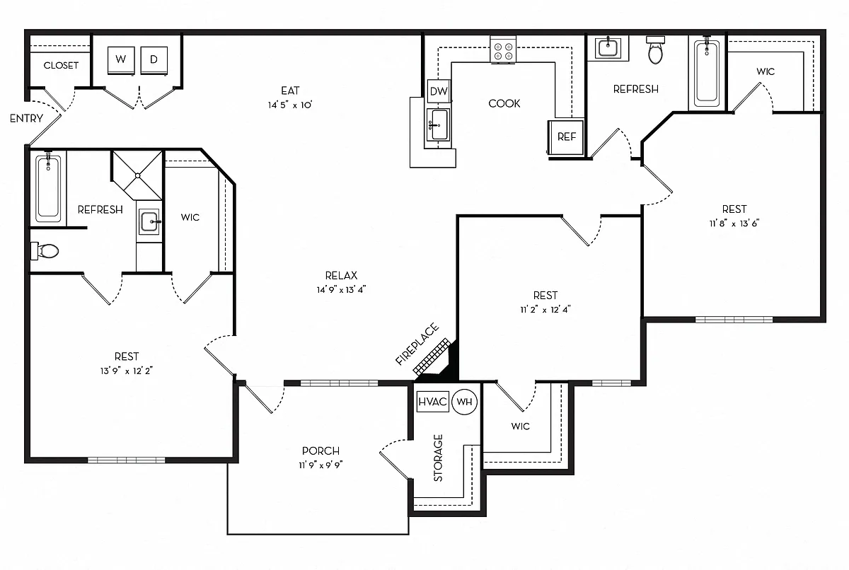 Floor plan The Marble