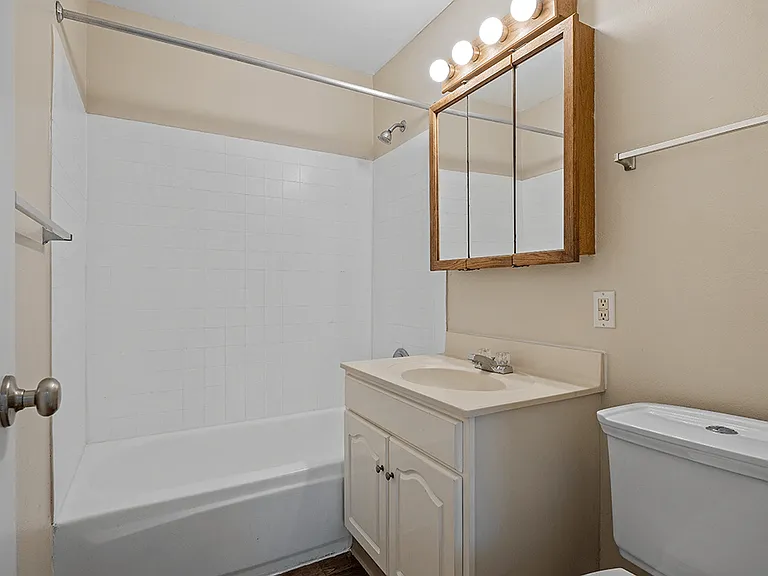 Full Bathroom with Storage Space