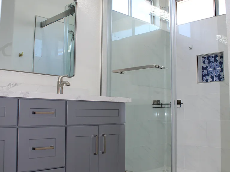 updated primary bathroom