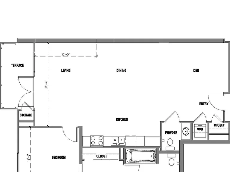 C4 floor plan The Avenue Hollywood