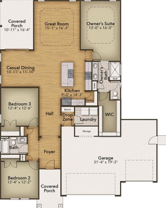 2nd image of 823 Big Cedar Dr.