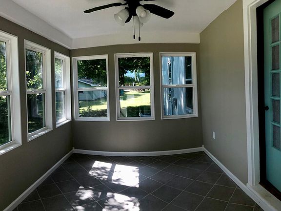 South-side porch with tons of natural lighting
