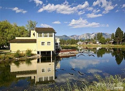 Watch the birds fly right outside the dining room upstairs and the master bedroom on the ground level - they both actually sit directly above the lagoon.