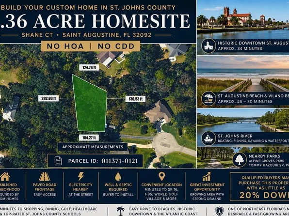 Shane Ct Lot 12, Saint Augustine, FL 32092