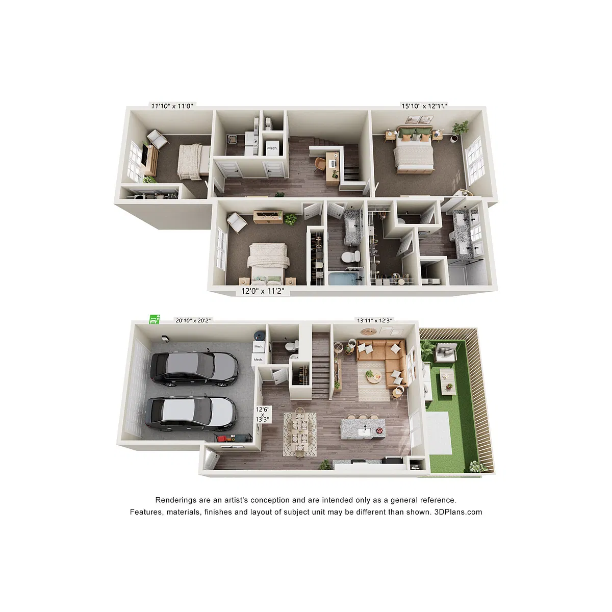 Floor plan 3B