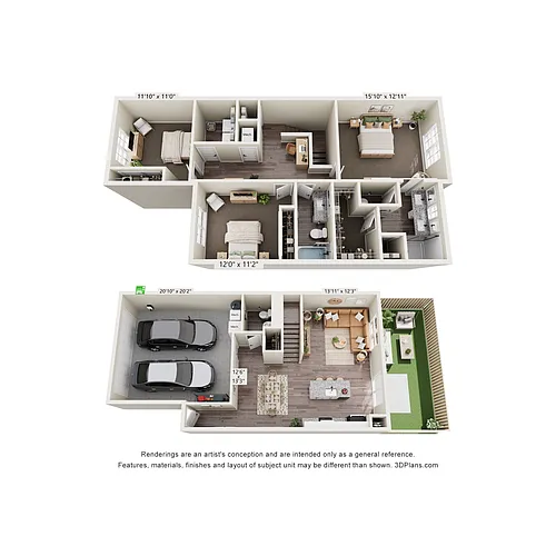 Floor plan 3B