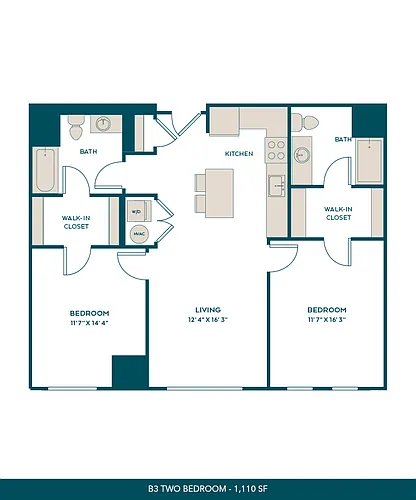 Floor plan B3