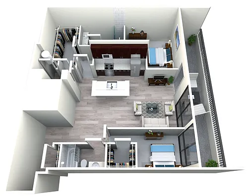 Floor plan Penthouse B