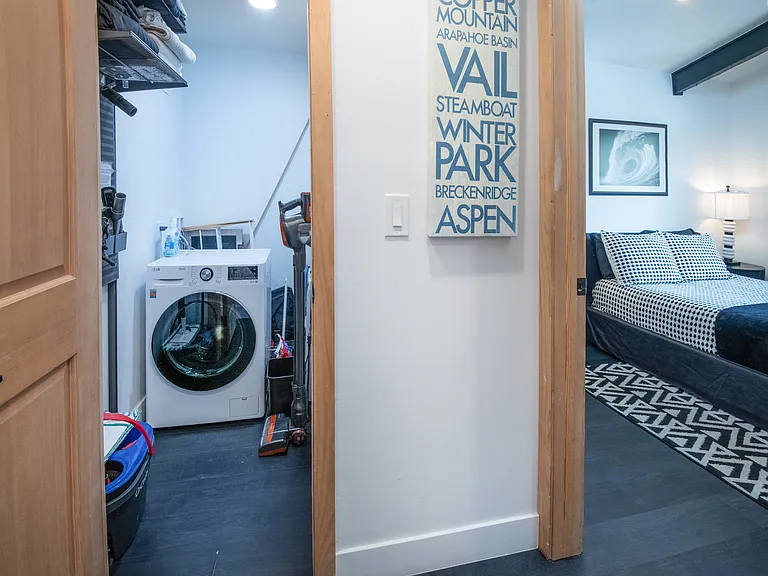 Washer/Dryer combo in unit
Storage