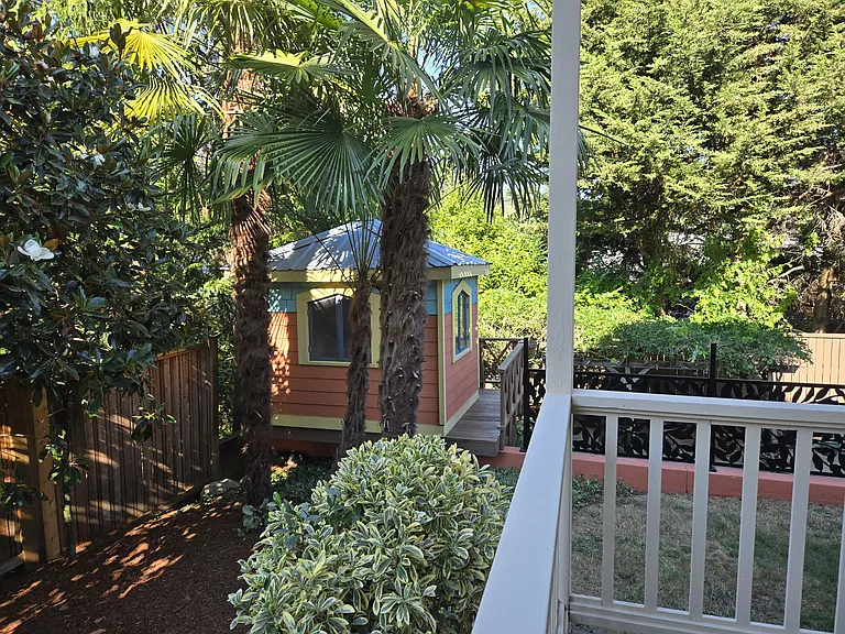 View looking to the front of the deck
