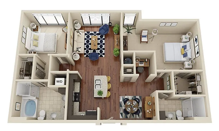 Floor plan B3
