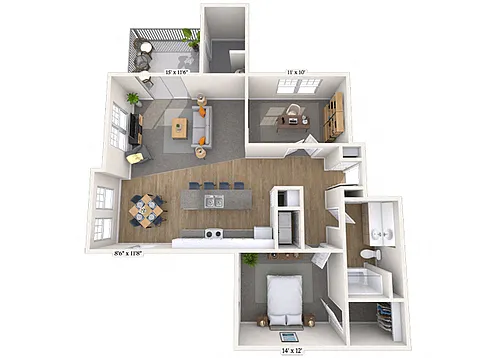Floor plan The Cross Up