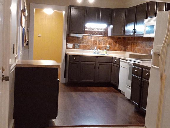 Kitchen: view from dining nook