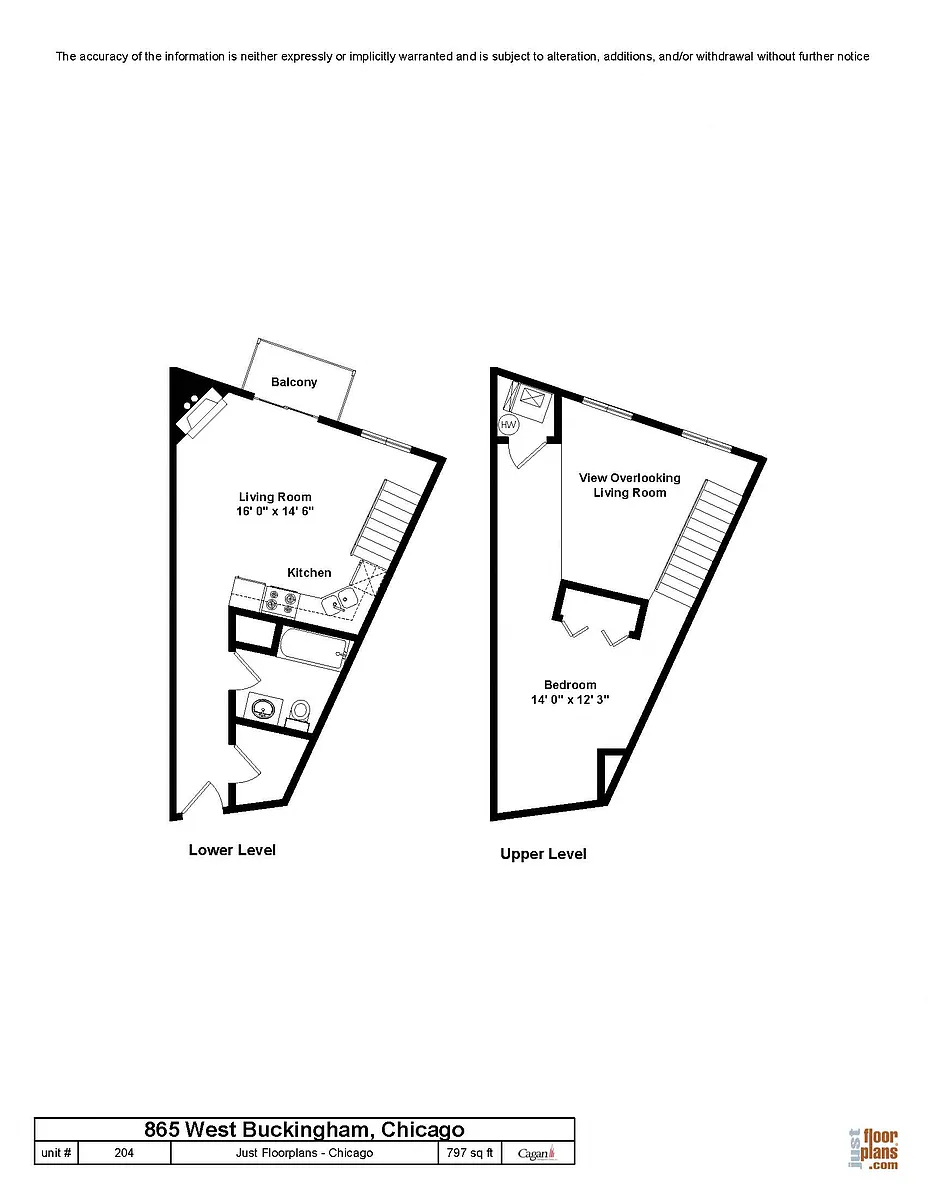 Floor plan One Bedroom