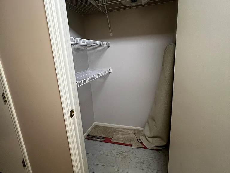 Storage closet for renters use