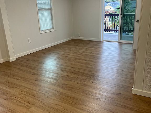 Living room looking out onto porch