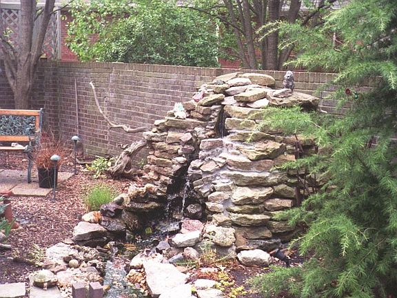 Koi Pond Spillway